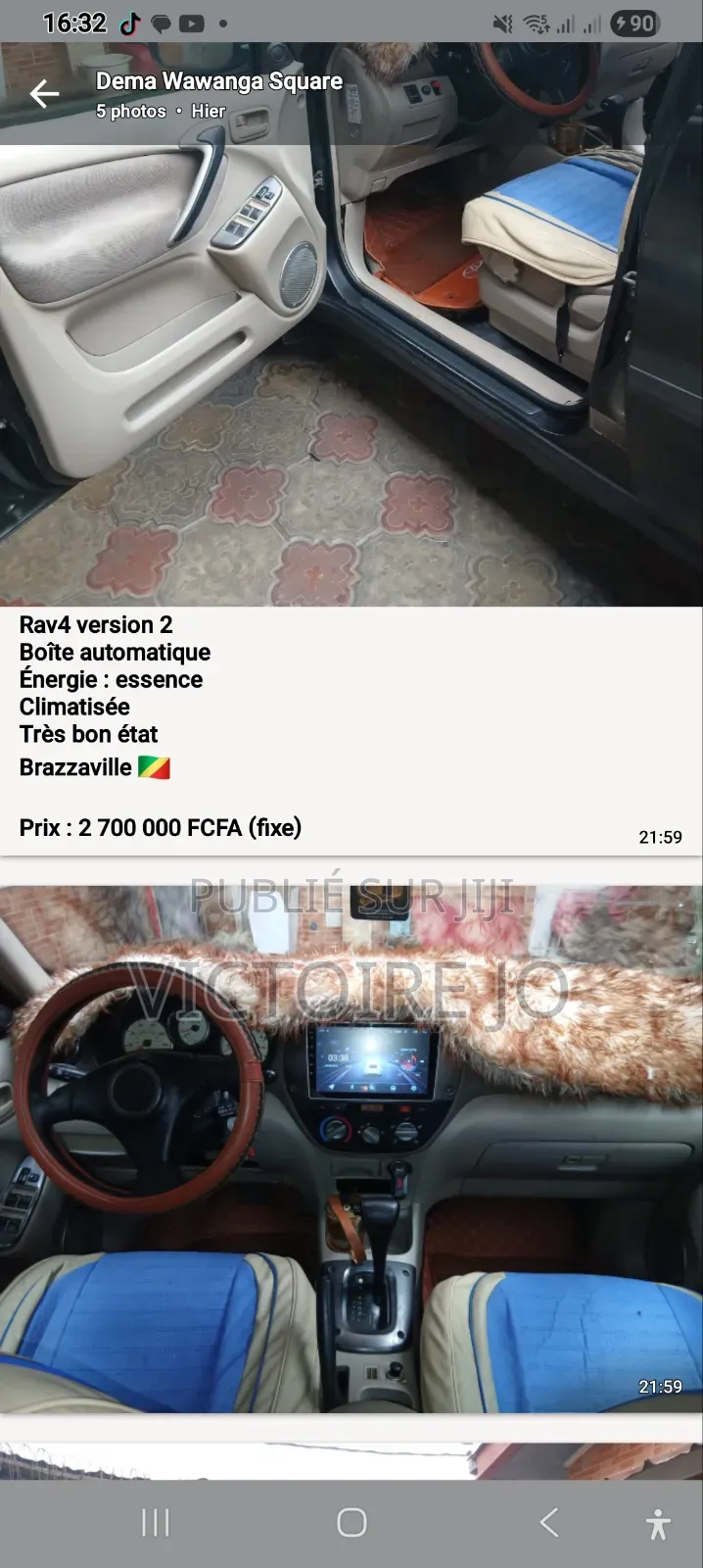 Toyota RAV4 2016 Noir