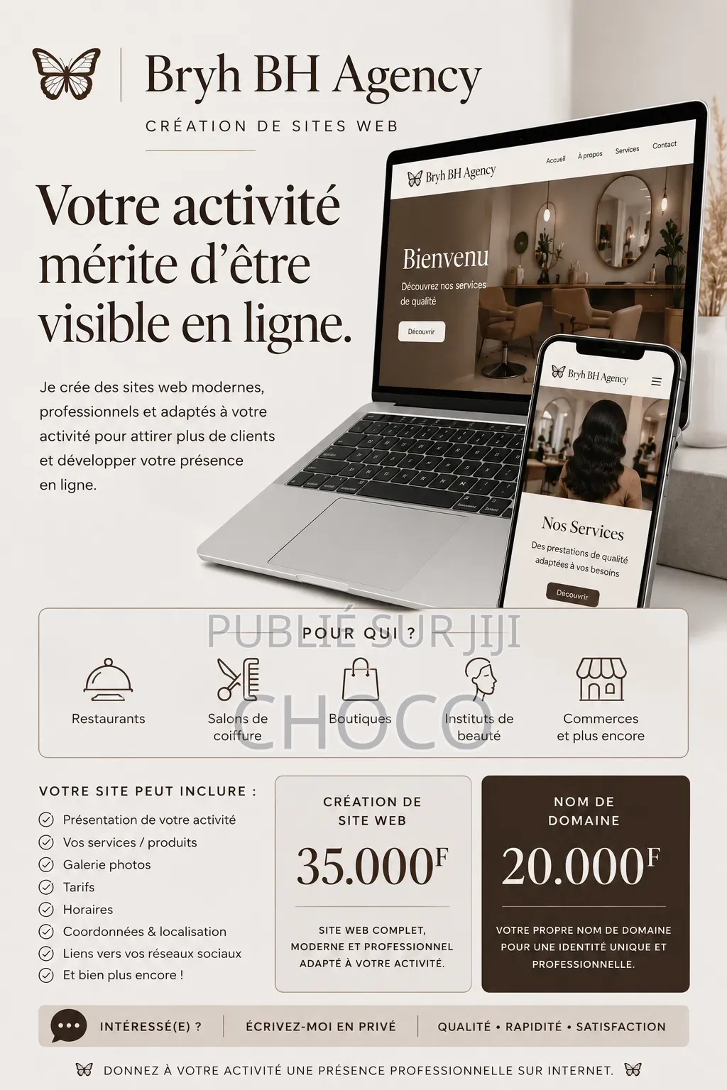 Site Web+ Nom De Domaine