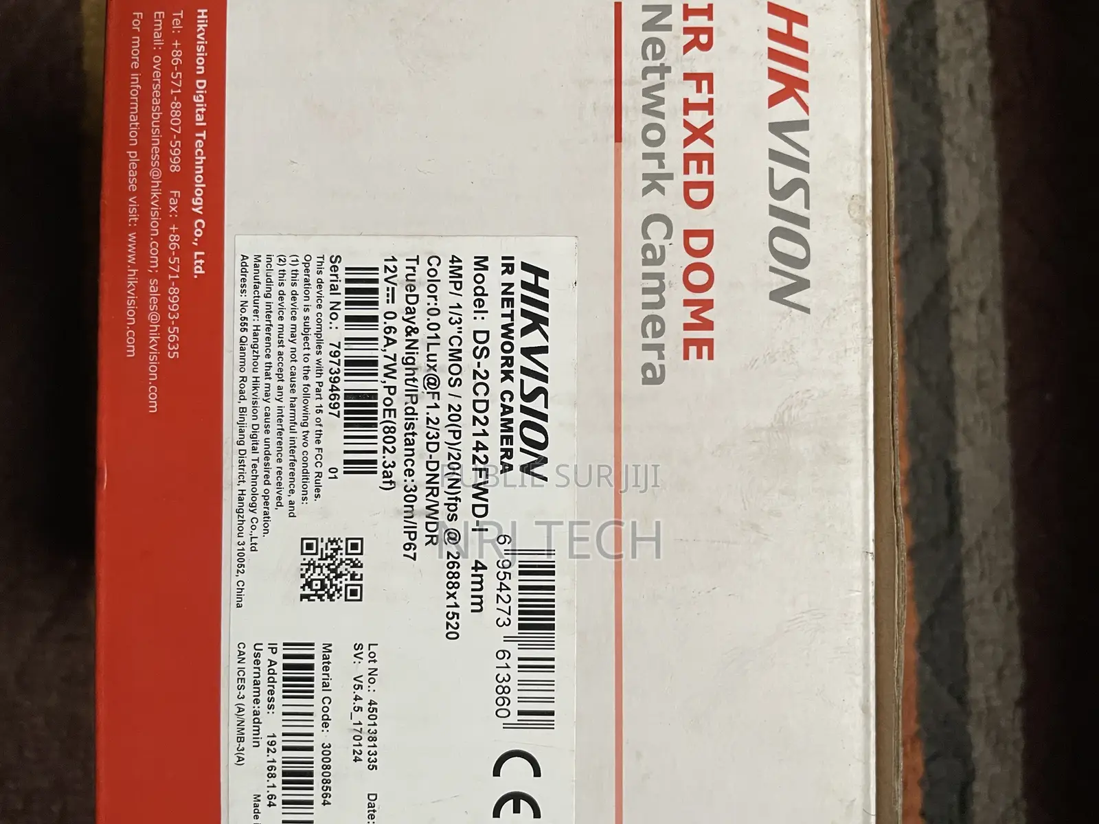 Caméra IP HIKVISION 4mp