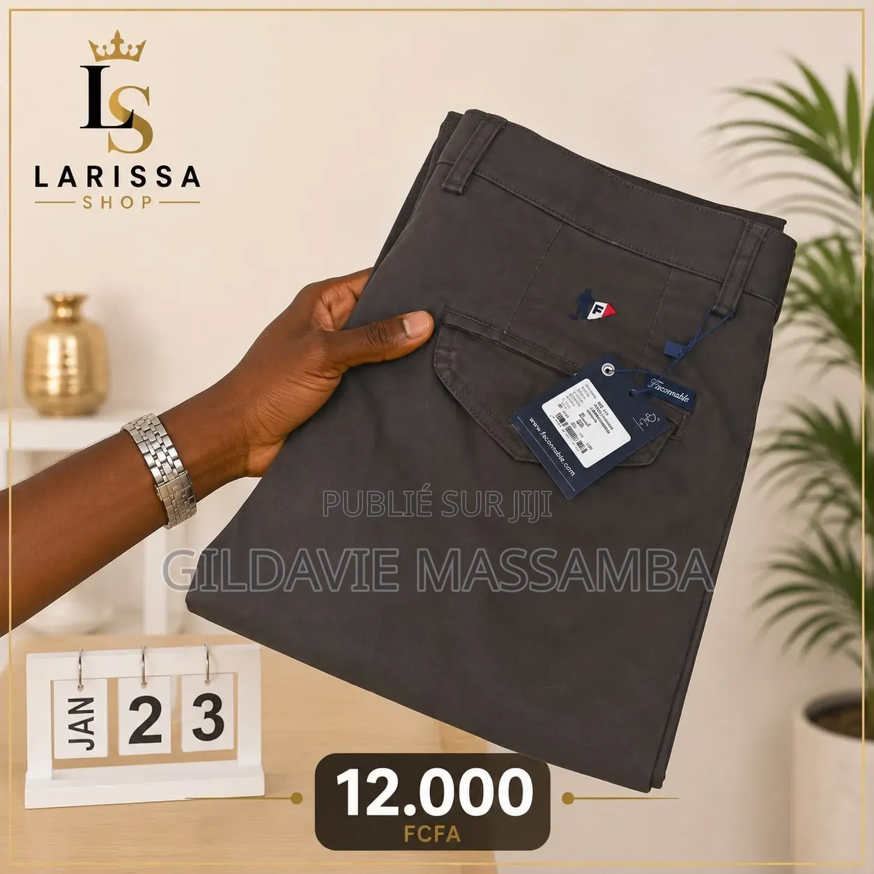 Pantalon, Bon Tissu