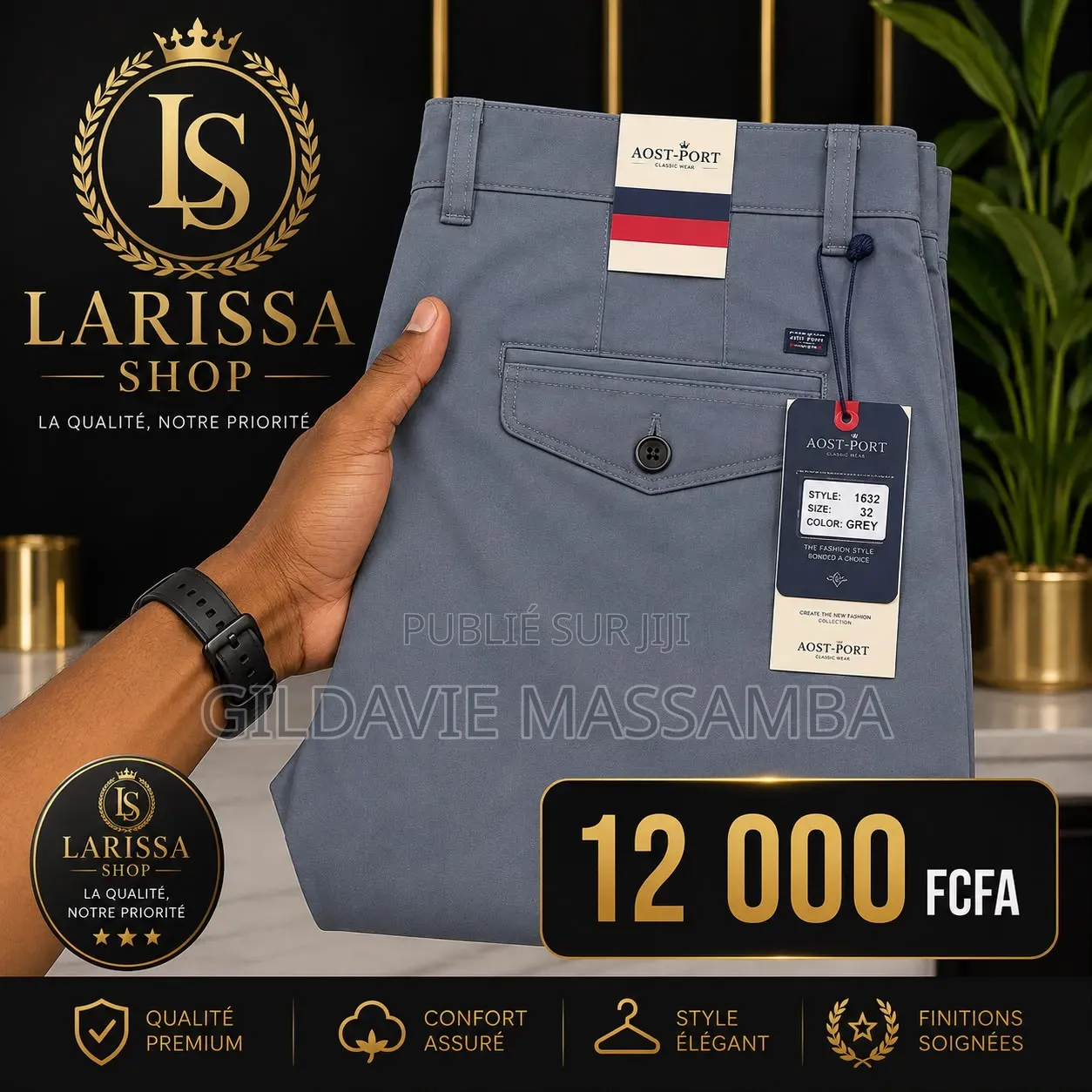 Pantalon, Bon Tissu