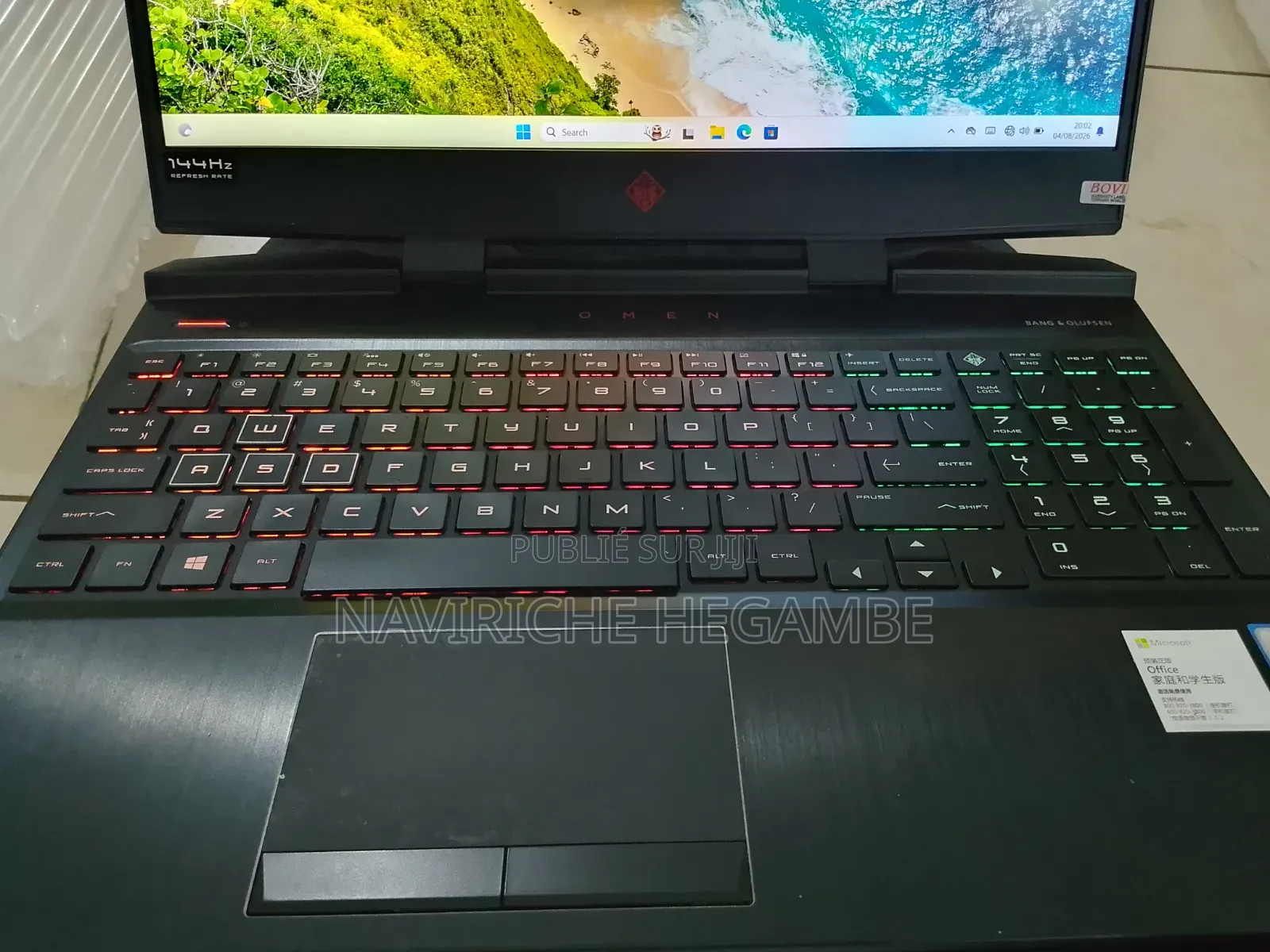 Nouveau Ordinateur portable HP Omen 15 8GB Intel Core i7 HDD+SSD 256GB