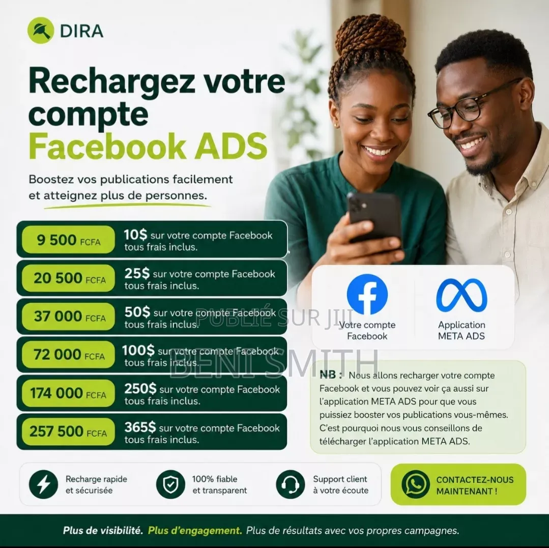 Recharge Votre Compte Facebook ADS