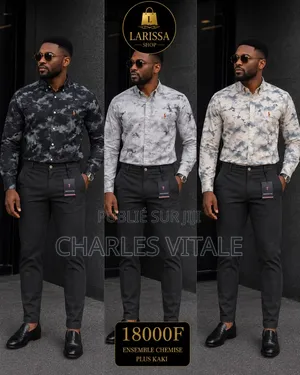 Ensemble Chemise+kaki