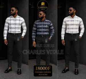 Ensemble Chemise+kaki