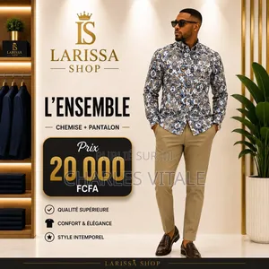 Ensemble Chemise Kaki
