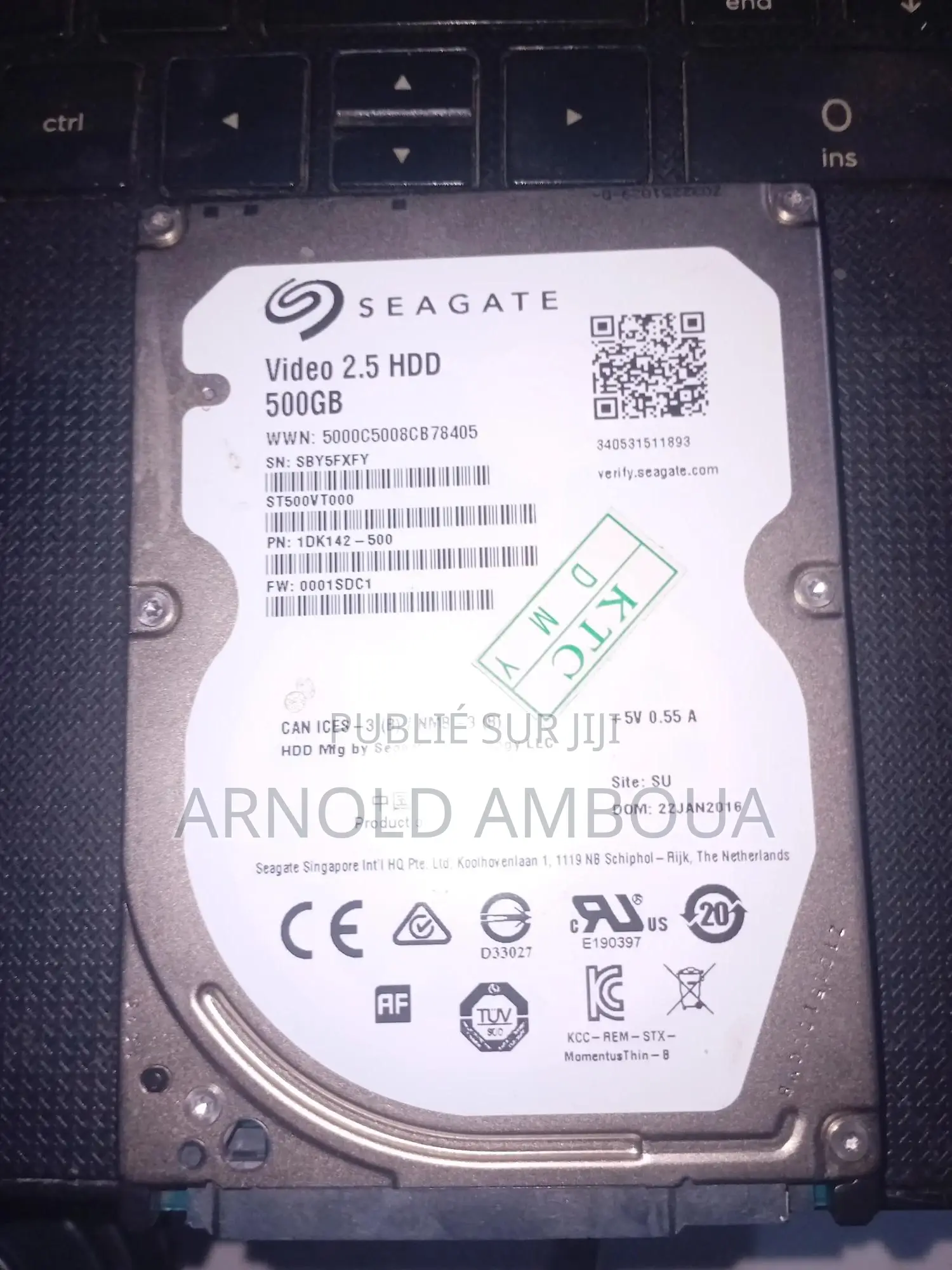 Disque Dur a Vendre 500GB