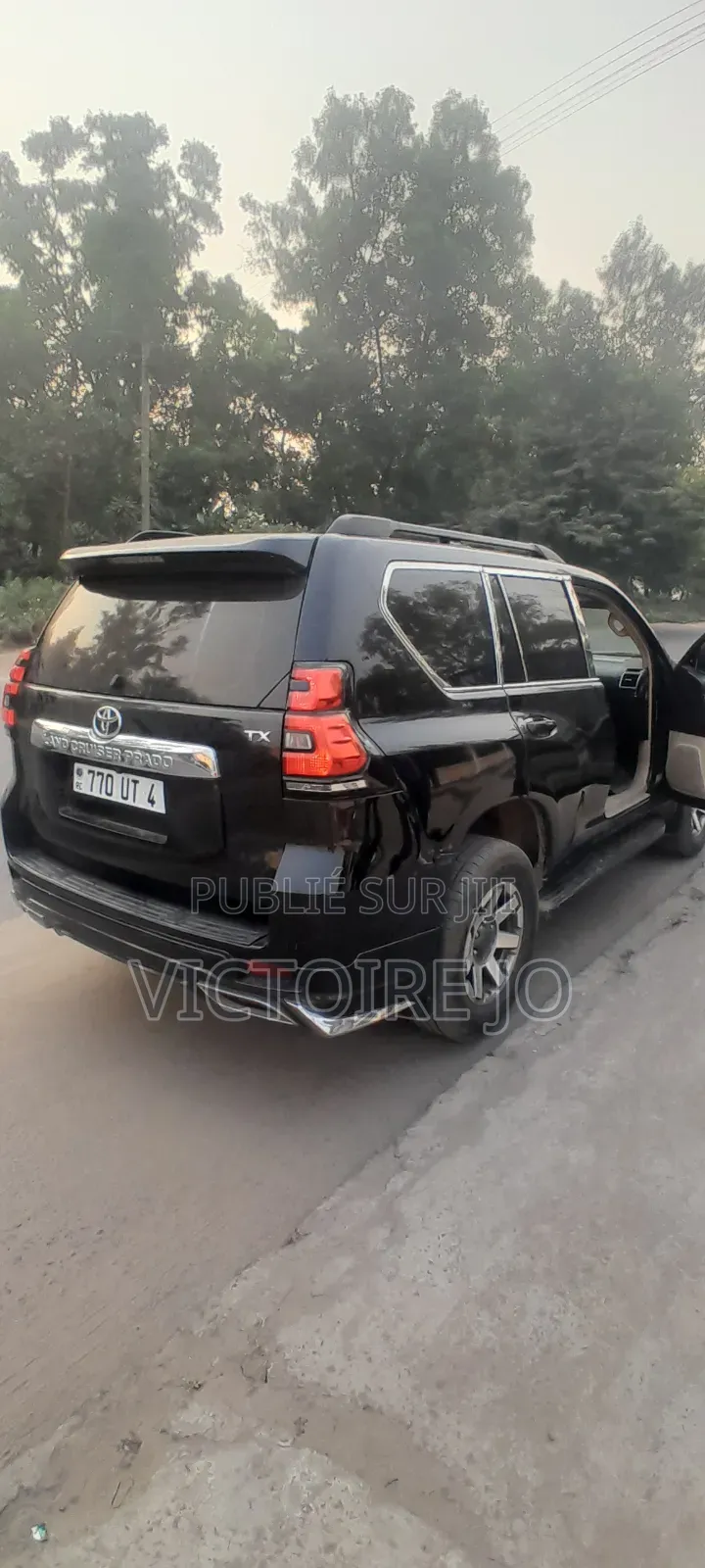 Toyota Land Cruiser Prado 2017 Noir