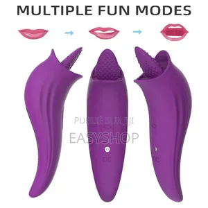 Stimulateur Langue Vibrante 8 Modes - Silicone Rechargeable
