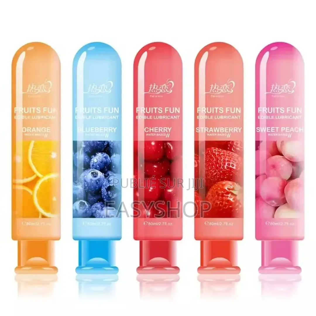 Lubrifiant Comestible Fruits Fun 80ml - Base Eau