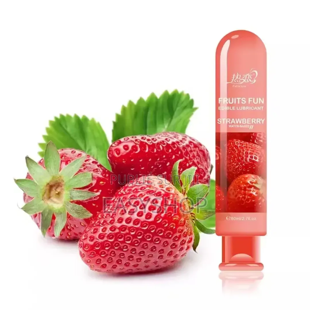Lubrifiant Comestible Fruits Fun 80ml - Base Eau