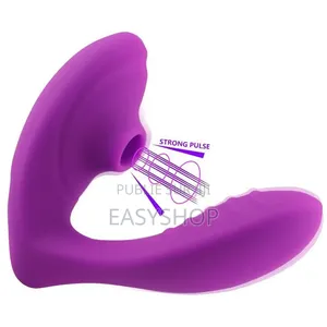 Vibrateur 2en1 Succion & Vibration - Silicone Rechargeable
