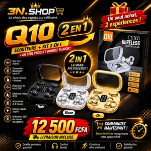 Q10 2 en 1 : Bien Plus Que De Simples Écouteurs