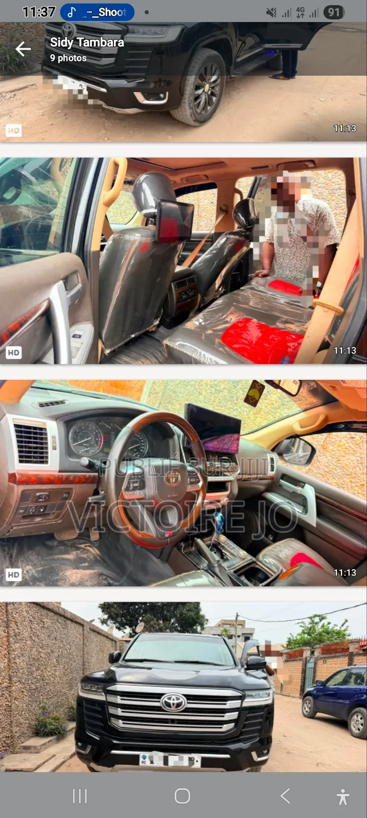 Toyota Land Cruiser 2020 Noir