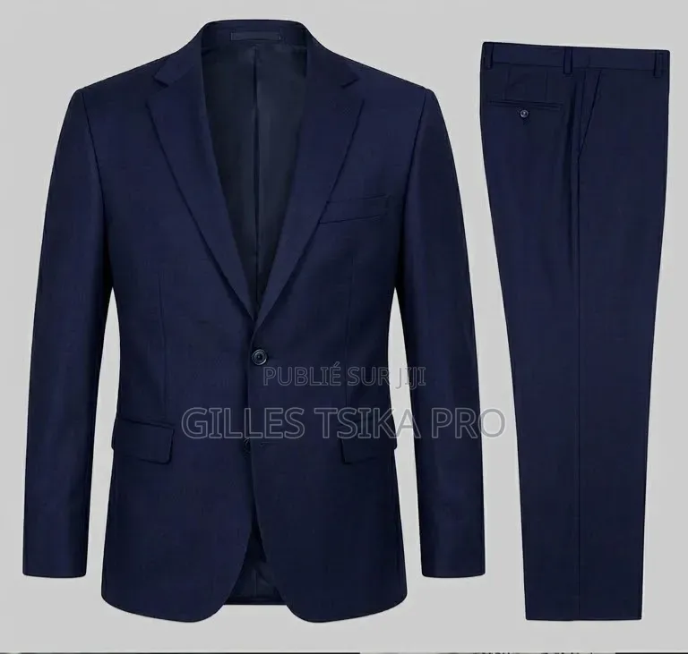Veste De Costume Bleu Marine Baggi Men – Élégance & Distinction