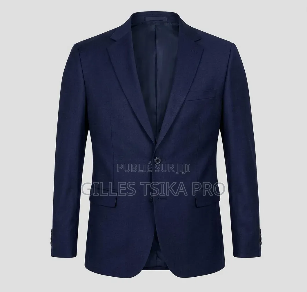Veste De Costume Bleu Marine Baggi Men – Élégance & Distinction