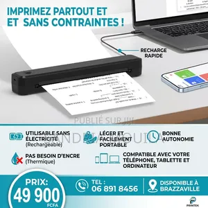 Mini Imprimante Thermique Portable