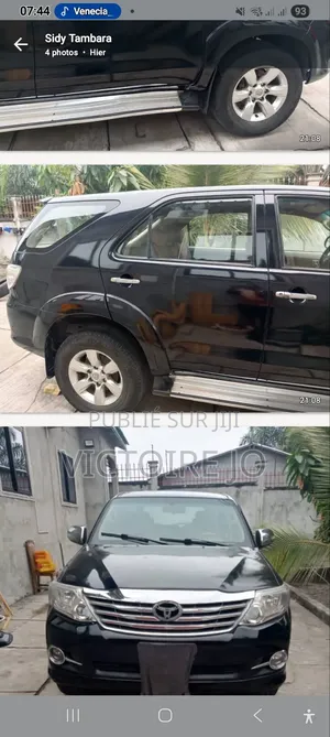 Toyota Fortuner 2016 Noir