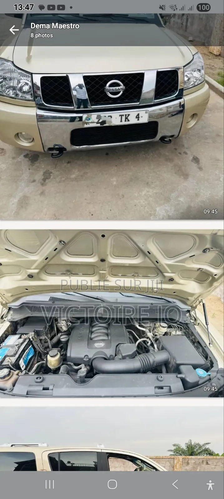 Nissan Armada 2015 Jaune