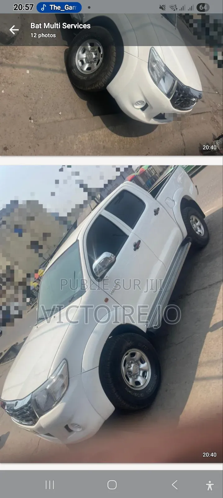 Toyota Hilux 2014 Blanc