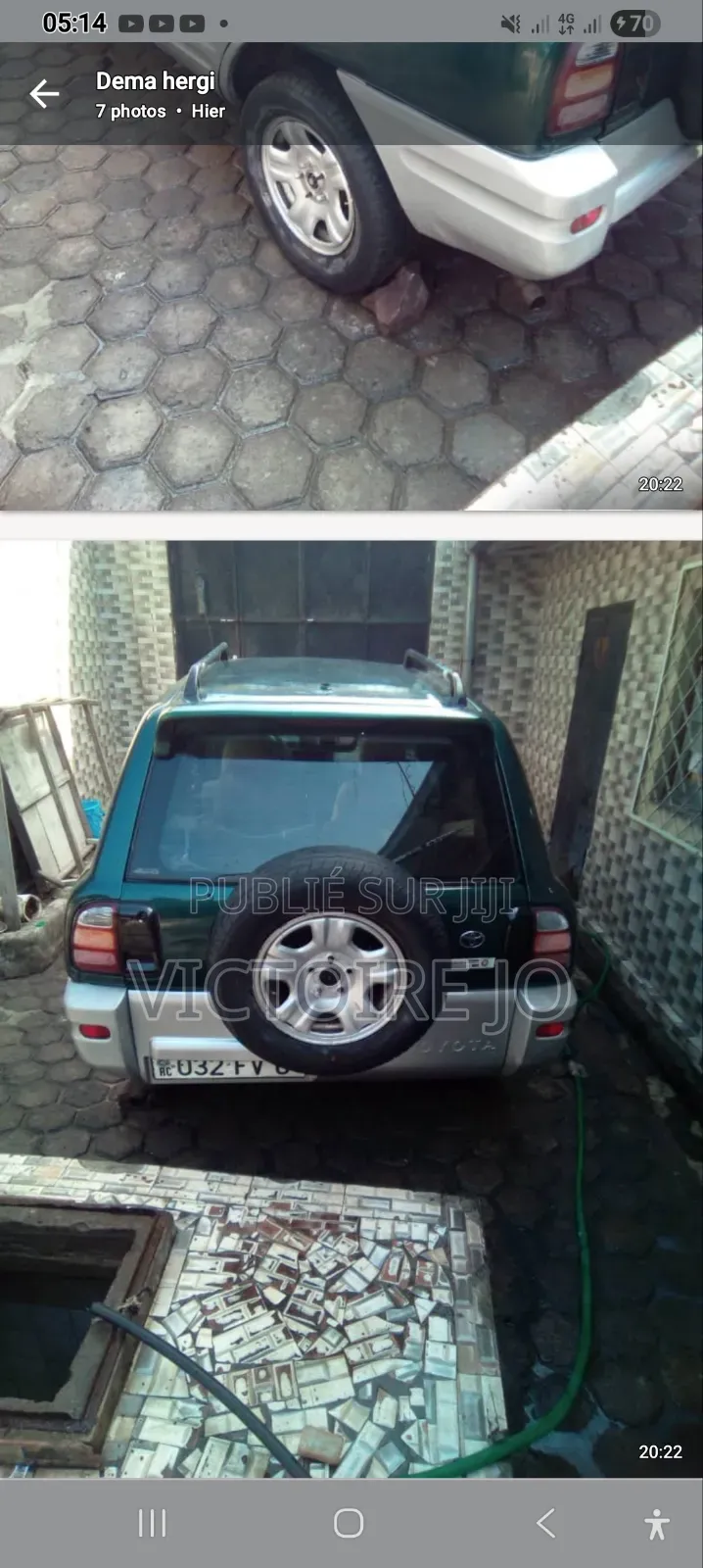 Toyota RAV4 Cabriolet 1998 Vert