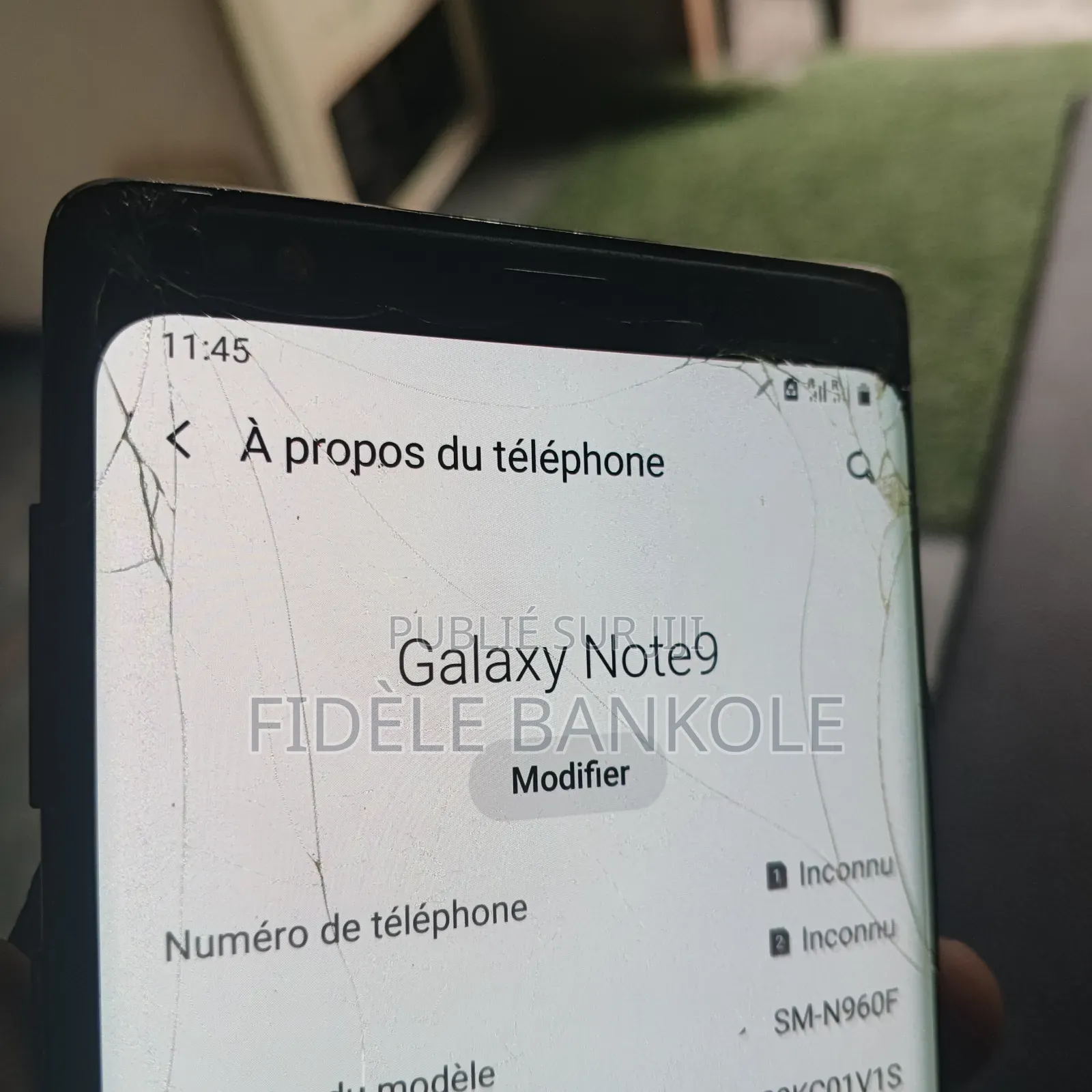 Samsung Galaxy Note 9 128 GB Noir