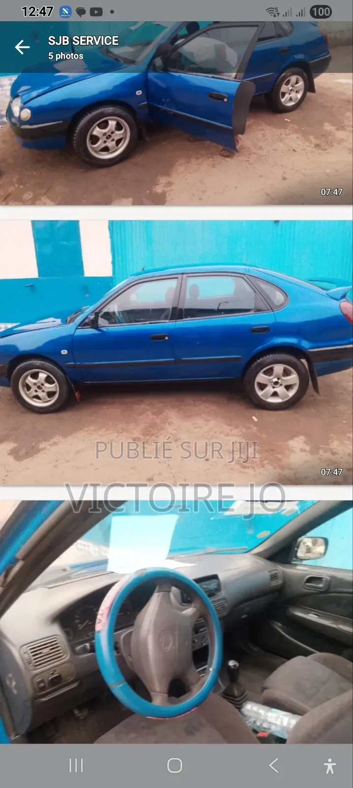 Toyota Corolla 2015 Bleu