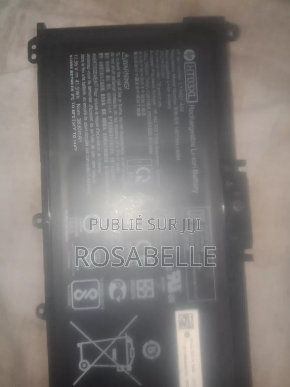 HP (HT03XL) Réchargeable Li-Ion Batery ( 3h D'autonomie)