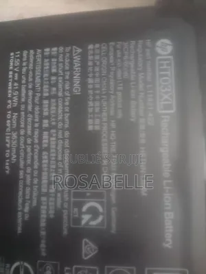 HP (HT03XL) Réchargeable Li-Ion Batery ( 3h D'autonomie)