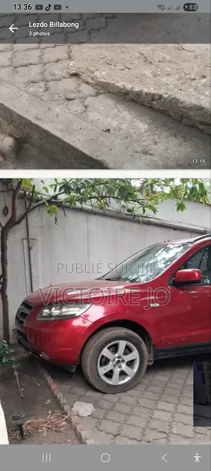 Hyundai Santa Fe 2009 Rouge