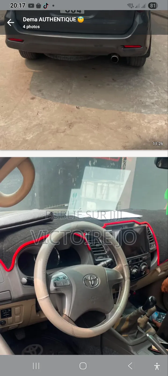 Toyota Fortuner 2014 Gris