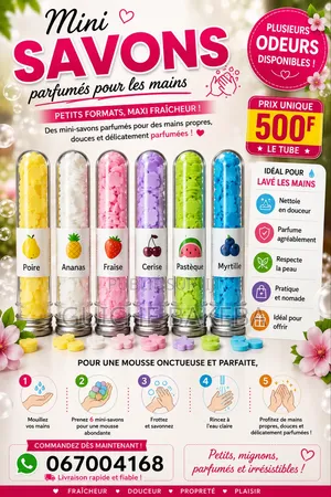 Mini Savons en Plusieurs Senteurs