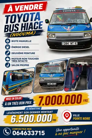 Toyota HiAce 2014 Bleu