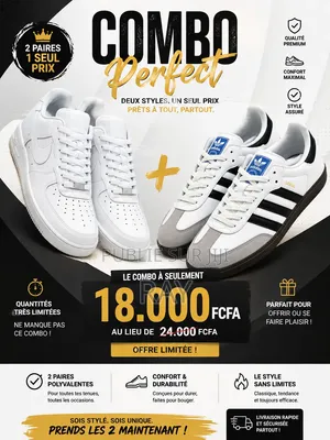 Combo Samba Adidas Et La Air Force 1 Nike