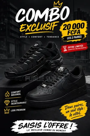 Combo Tn Nike Et La Air Force 1