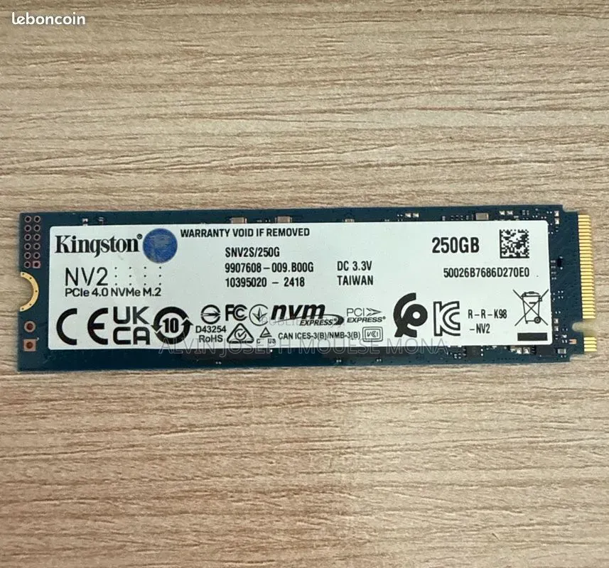 Disque SSD M.2