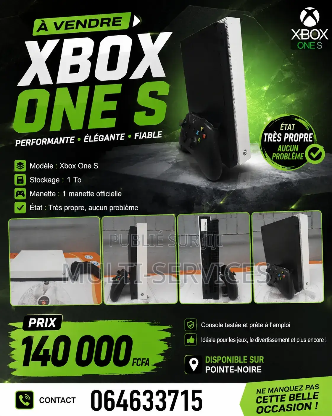 Console Xbox One S À Vendre