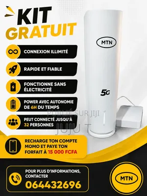 Wifi MTN De Très Bonne Qualité (5G)