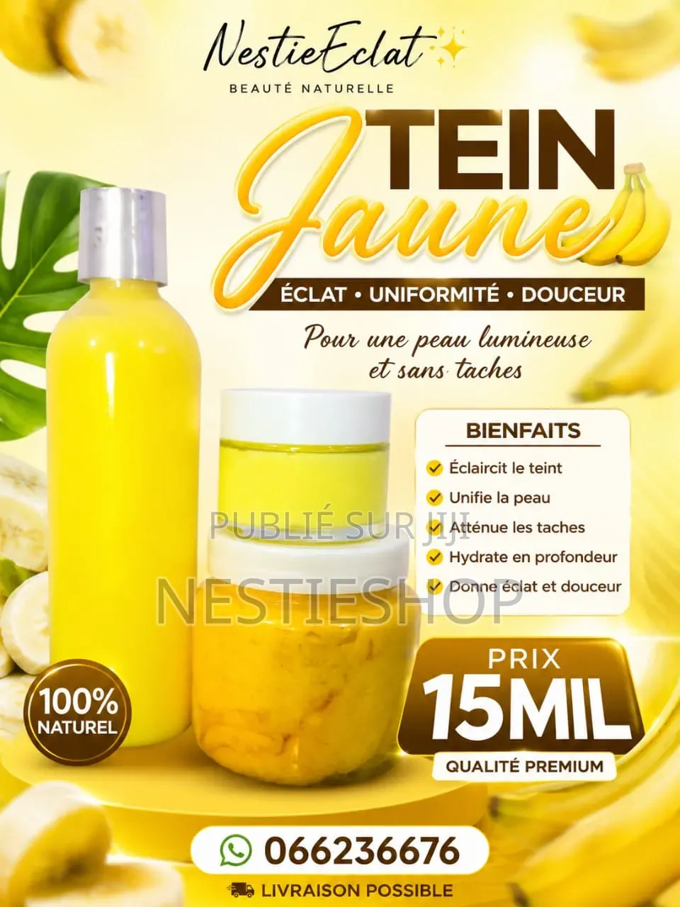 Mini Gamme Teint Jaune Banane