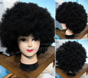 Perruque Afro Kinky Noire