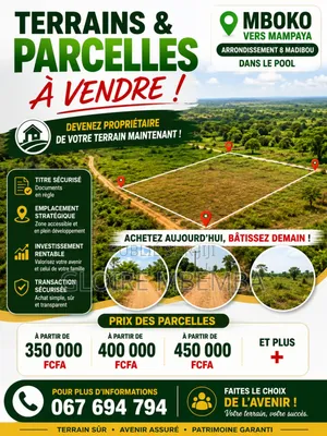 Vente Des Parcelles Et Terrain