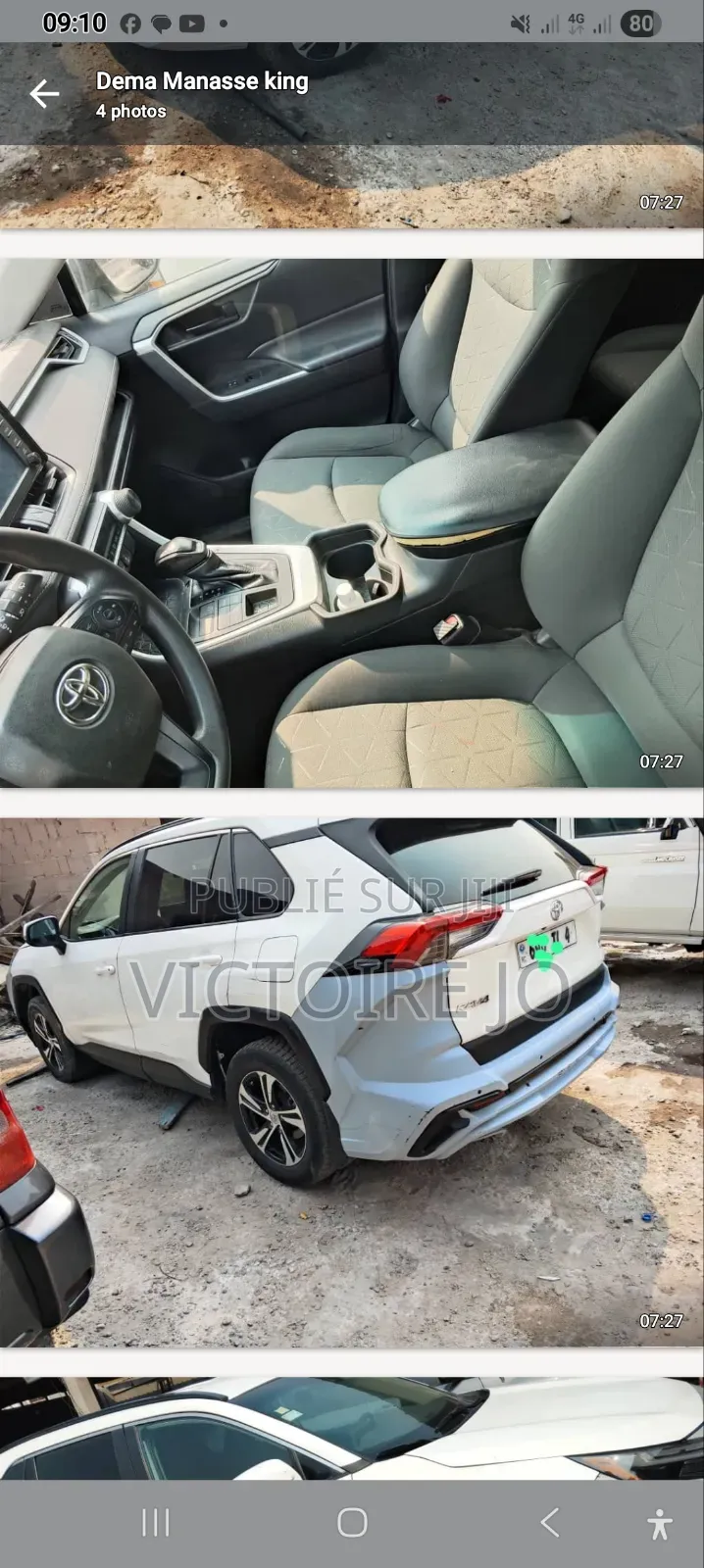Toyota RAV4 2020 Blanc
