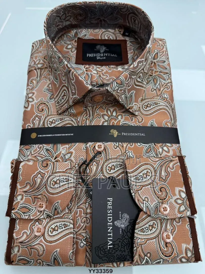 Chemise Homme PRESIDENTIAL Manches Longues Bleu Marine