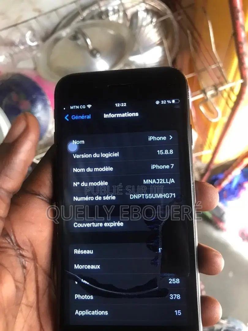 Apple iPhone 7 128 GB Noir