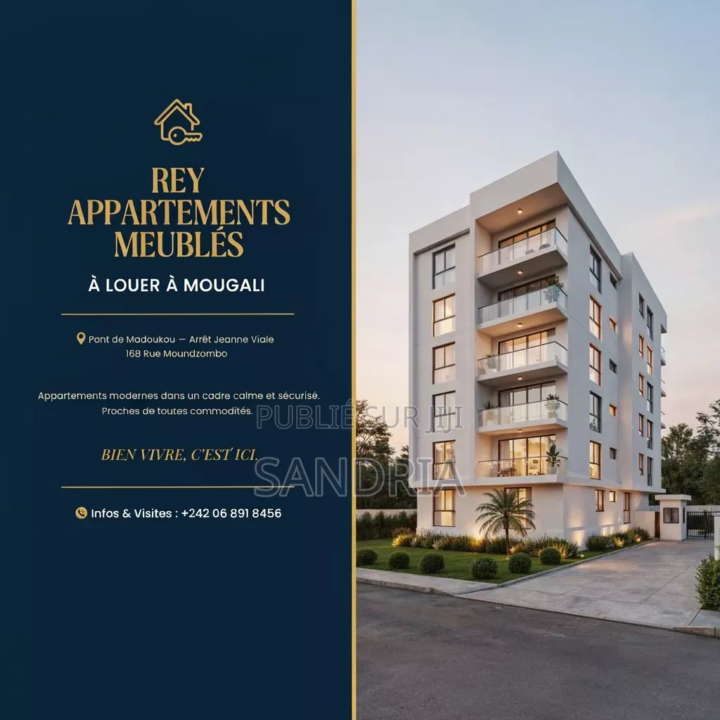 Meublé 3chbre Appartement-terrasse dans El Rey Appartements, Moungali