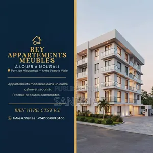 Meublé 3chbre Appartement-terrasse dans El Rey Appartements, Moungali