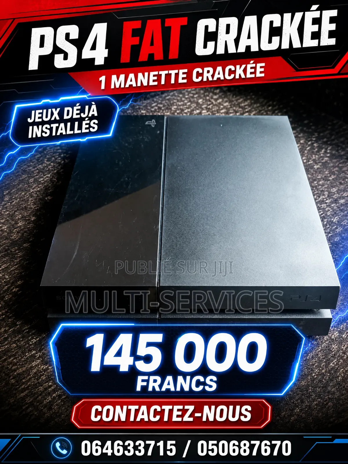 PS4 Fat À Vendre