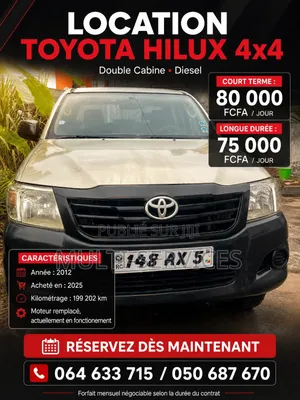 Location Véhicule Hilux