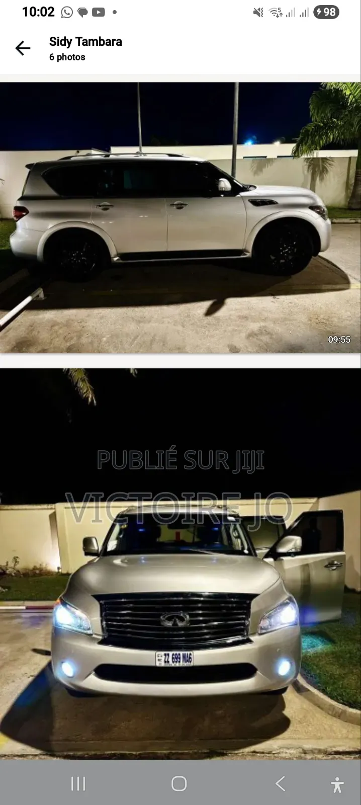 Infiniti QX80 2019 Blanc
