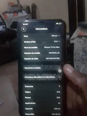 Apple iPhone 11 Pro Max 256 GB Doré